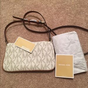 Michael Kors Crossbody Bag Vanilla/Goldtone